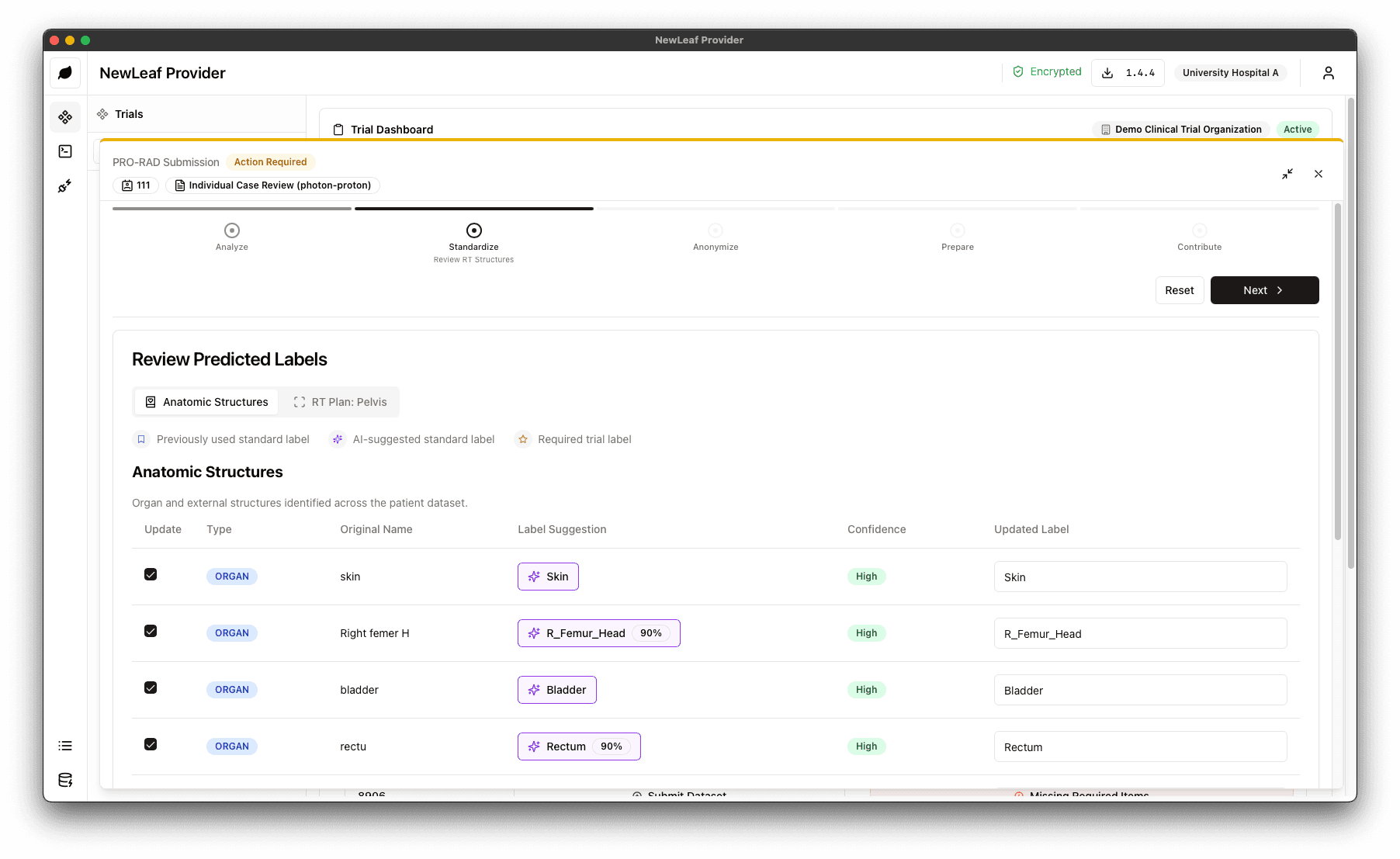 RT Structure Standardizer