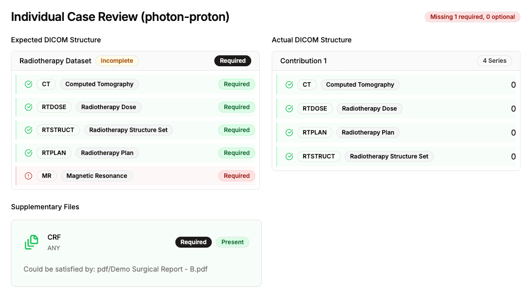 Trial Data Accelerator Screenshot